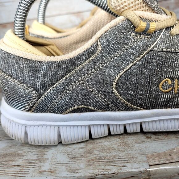 Cheeks Women's Athletic Shoes - Brown and Tan - Picture 3 of 10